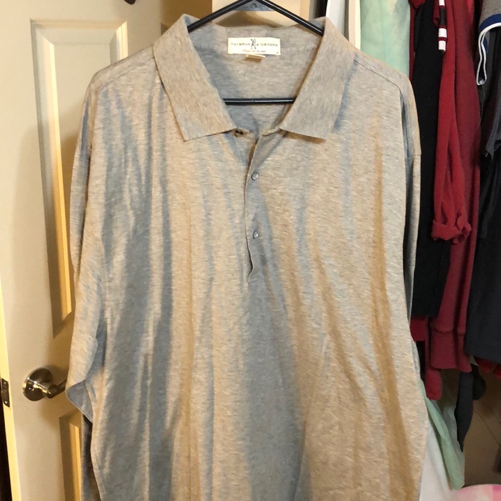 Men’s long sleeve golf shirt
